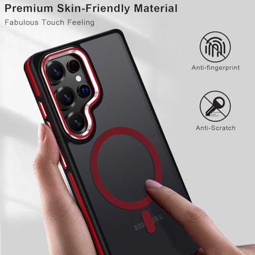Image of MALEWOLF Magnetic Case for Samsung Galaxy S25 Ultra, Slim Matte Cover