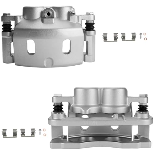 Image of SCITOO Front Left+Right Brake Calipers With Bracket 18B4918A 18B4919A Compatible For Cadillac 2008-2019 For Chevrolet 2008-2019 For GMC 2008-2019