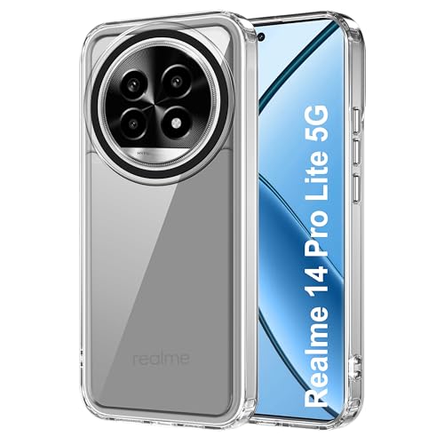 Image of Zapcase Back Case Cover for Realme 14 Pro Lite 5G | Compatible for Realme 14 Pro Lite 5G Back Cover | Case Cover with Camera Protection | (TPU + PC | Transparent)