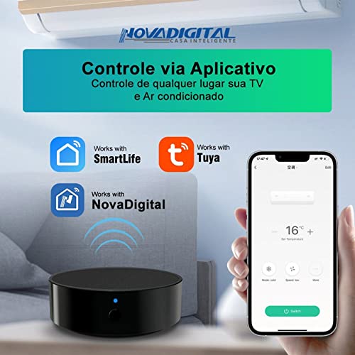 Controle Infravermelho Wifi Inteligente Alexa Google Tv Modelo: SRW-004