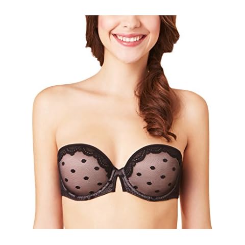 Passionata Women's 5555 Confetti Bra, Black-Schwarz (Schwarz 11), 34A Cover