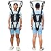 Patient Lift Sling Aids Standing Walking Gait Belt Supports Sitting Transfer Strap Seats Harness Assistance Elderly Senior Full Body Mobility Exercisers Black