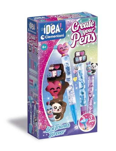 COME GIOCARE: combinando inchiostri, tappi e tante decorazioni si possono creare delle penne personalizzate e uniche, liberando fantasia e creatività