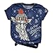 wuitopue Maglione da donna con stampa natalizia, divertente, con stampa a cravatta, stampa di lettere, colleghi, ufficio, maglietta da donna, casual, retrò, regalo invernale, 4020-multicolore, XL