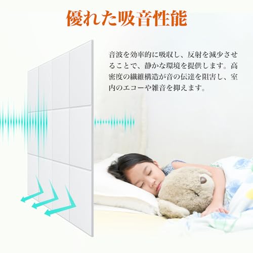 Walspax 吸音材 吸音ボード 30x30cm 厚さ12mm　12枚 の商品画像 2