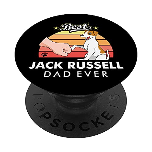 Best Jack Russell Terrier Dad Ever Dog Daddy Father's Day PopSockets PopGrip Intercambiabile