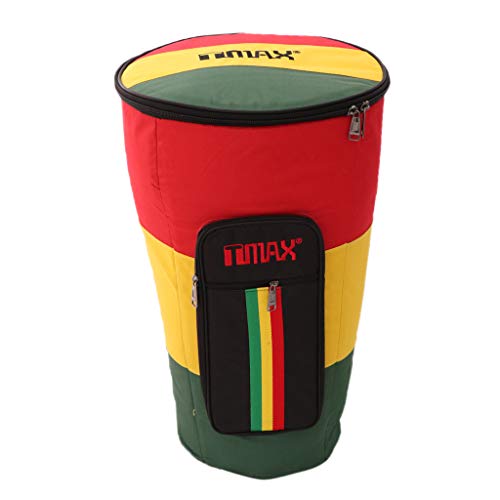 Afrikanische Trommel Tragetasche Rucksack Djembe Tasche Gig Bag - Bunt, 12 Zoll
