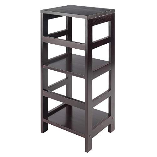 Winsome Leo Model Name Shelving, Tall, Espresso #TOP4