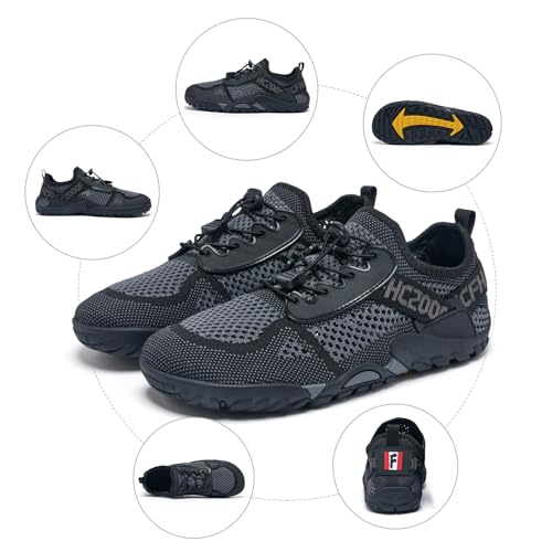 Image of SOBASO Water Shoes Women Men Hiking Dry Aqua Beach Swim Surf Shoes for Outdoor Fish Hiking Pool