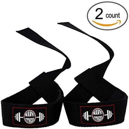Lifting Straps, Cotton Lifting Straps With Adjustable Padded Wrist Wrap - For Weight Lifting, Bodybuilding, Crossfit, Powerlifting, Xfit, Assist Grip Strength, Non-slip Lifting Straps For Men & Women