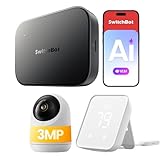 SwitchBot AI ハブ 防犯カメラ 300万画素 ハブ2 - スマートリモコン アレクサ スイッチボット スマートホーム中枢 パン/チルト 赤外線家電を管理 Google Home IFTTT Siri SmartThingsに対応