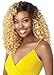THE DAILY WIG Outre Synthetic Hair Lace Front Wig Hand-Tied Lace Part Wig Deandra (1B)