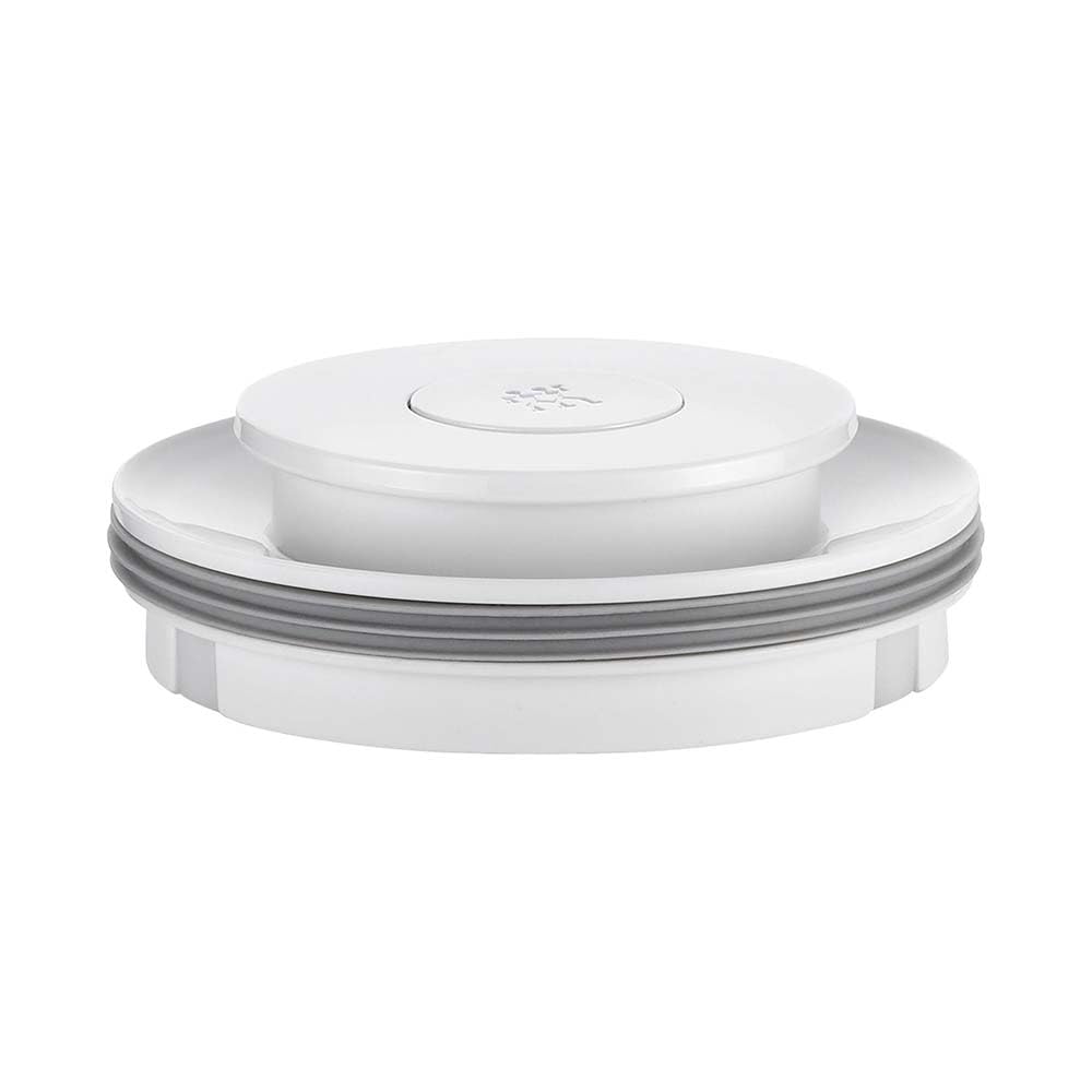 ZWILLING ENFINIGY Hervidor de vidrio con colador de té, Ajuste de temperatura y temporizador de té, 1850 W, 1,7 l, Blanco