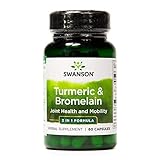 Swanson Full Spectrum Turmeric & Bromelain 60 Caps