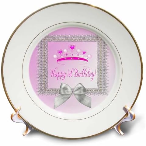 3dRose Princess Crown Porcelain Plate Cover