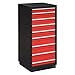 Modular Drawer Cabinet, Eye Level, 62-5/16