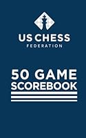 US Chess Federation - 50 Game Chess Scorebook - Soft Cover - Green 1976174090 Book Cover