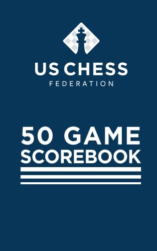 US Chess Federation - 50 Game Scorebook: Soft Cover - Blue US Chess Federation - 50 Game Scorebook: Soft Cover - Blue