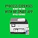 HP OfficeJet Pro 9025 All-in-One Wireless Printer Single-pass (Automatic) Document Feeder and Two Paper Trays  Smart Home Office Productivity  Instant Ink and Amazon Dash Replenishment Ready (1MR66A)