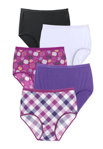 Comfort Choice 5-Pack Tag-Free Full Coverage Cotton Brief