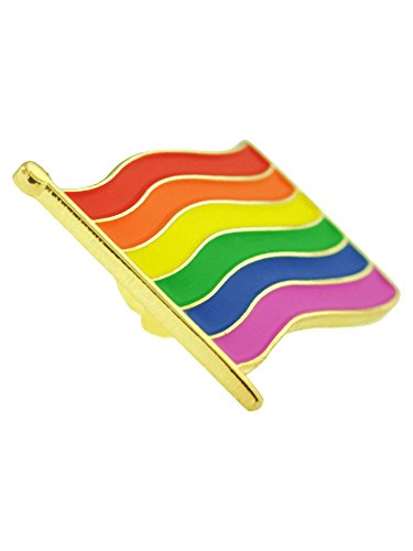 Image of PinMart Gay Pride LGBT Enamel Lapel Pin