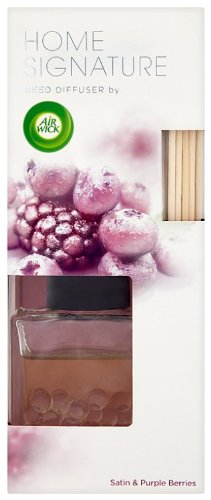 Air Wick Home Signature Premium Reed Diffuser - Satin & Purple Berries