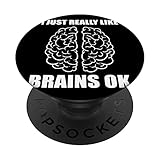 Wie ein Gehirn Gehirnspezialist PopSockets mit austauschbarem PopGrip