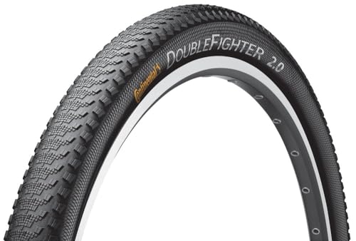 Continental - Double Fighter II - Cubierta réflex MTB - Negro - 29 x 2.0 (Ref: C 311)