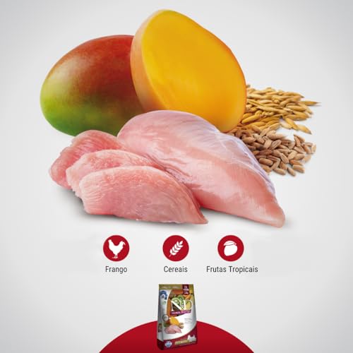 Farmina N&D Tropical para Cães Adultos de Raças Mini e Pequenas Sabor Frango, Cereais e Frutas Tropi