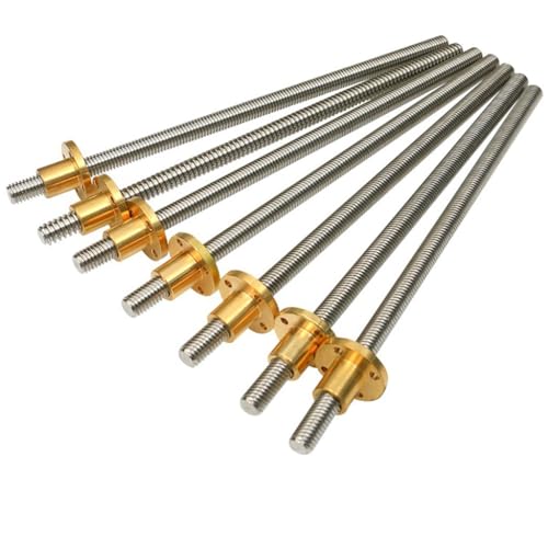 Vis à plomb T12 pas 2mm longueur 800mm pour axe de transmission mécanique CNC DIY
