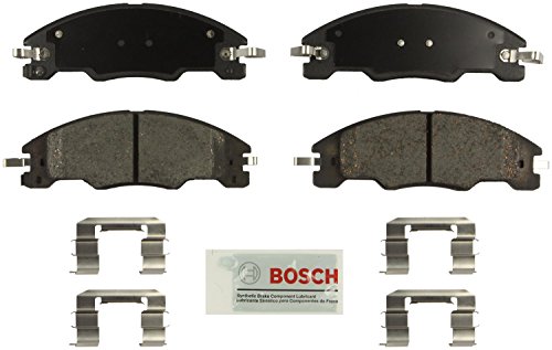 BOSCH BE1339H Blue Ceramic Disc Brake Pad Set With Hardware - Compatible With Select Ford Focus; FRONT