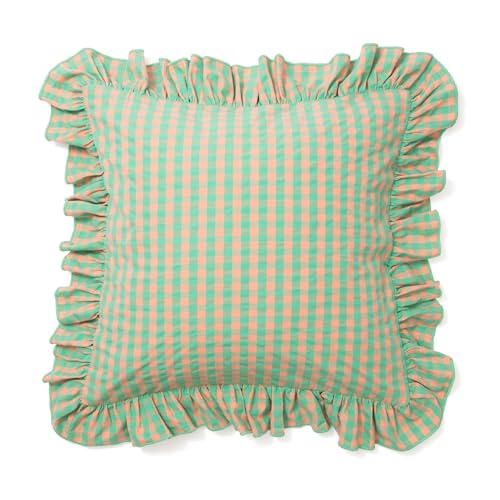 Francfranc �t�����t���� �t�����`�F�b�N �N�b�V�����J�o�[ 45cm×45cm �O���[��×�I�����W�iA-053�j