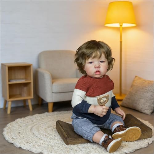 Muñeco bebé reborn realista de 20 pulgadas miniatura 7