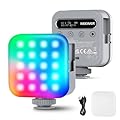 NEEWER Basic Luce Video RGB Magnetica, Mini Luce LED per Fotocamera RGB 360°, CRI96+ 2500-9000K 18 Scene 3 ColdShoe e 1/4",2000mAh Ricaricabile Portatile per Selfie/Illuminazione Foto Treppiede, BL60C