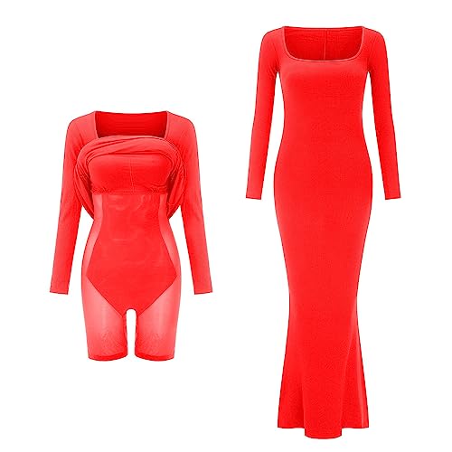 Robe mi saison à manches longues pour des matinées douillettes
