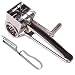 Rotary Cheese Grater Stainless Steel Cheese Grater Shredder Cutter Grinder 9-10 Holes ...