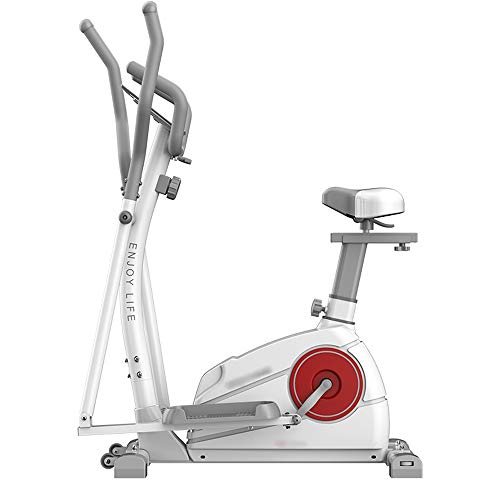 Image of Elliptical Machine 2-in-1 Fitness Cardio Weightloss Workout Machine with Seat Elliptical Machine Trainer Cross Trainers for Home and Gym