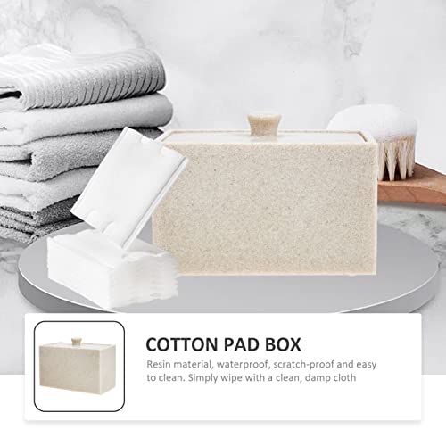 Contenedor de almohadilla de algodón decorativo para el tocador de dormitorios modernos 8