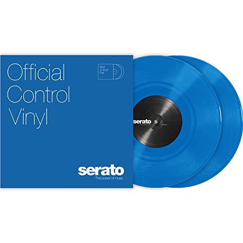 10" Serato Control Vinyl - Standard Colors - Blue (Pair)