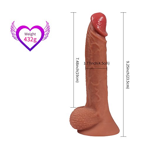Anfei Double Layered Silicone Dildo Hyper Realistic Premium Sex Toy 9 Inch Big Dildos Consoladores With Suction Cup #TOP1