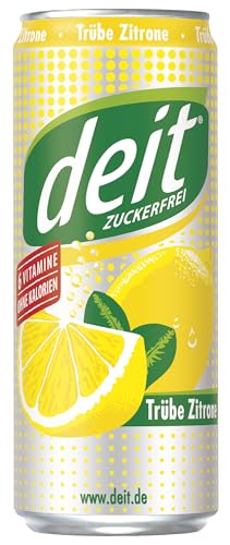 DEIT Trübe Zitrone Dose, 24er Pack, Einweg (24 x 330 ml)