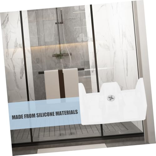 Topes para puertas de ducha de silicona transparente para transformar tu rutina diaria 4