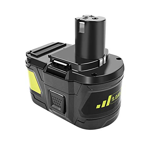 Upgraded 9000mAh 18V P108 Replacement Battery Compatible with Ryobi 18V Lithium Battery P107 P109 P102 P103 P104 P105 P122 P190 Ryobi ONE+ 18V Cordless Power Tools