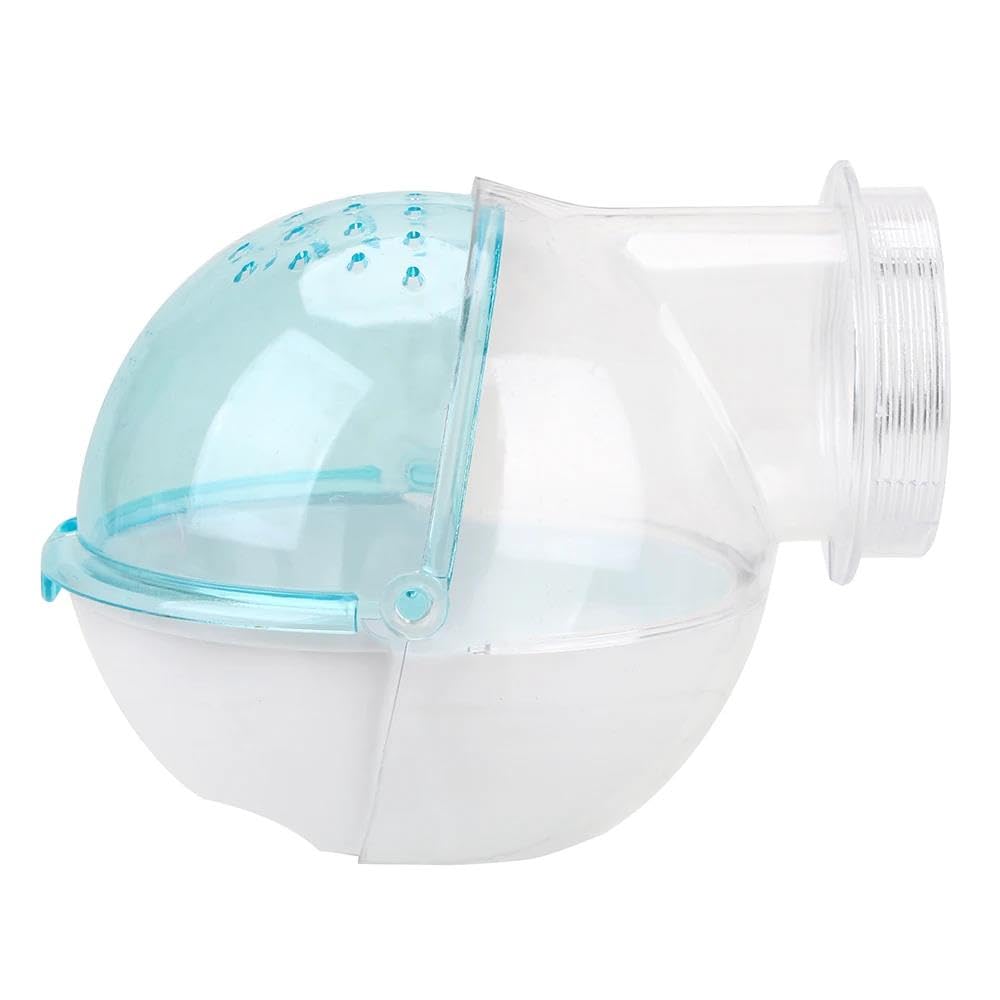 Juguete for hámster, 2 Piezas, baño for hámsteres, Chinchilla, casa for Ratas, Sauna, baño for hámsteres pequeños, baño Azul,Juguetes para hámster(Blue)