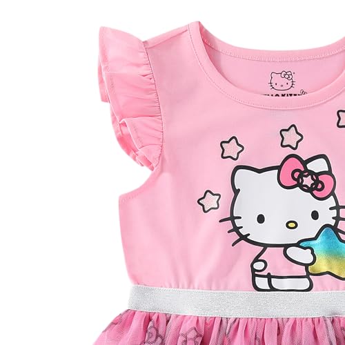Hello Kitty Sanrio Girls Tulle Dress for Toddlers and Big Kids2