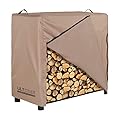ULTCOVER Waterproof Firewood Racks Cover 4 Feet Heavy Duty Outdoor Logs Holder Stand Cover