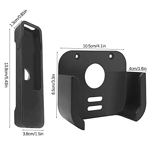 Tv Mount Compatible With Apple Tv 4Th And 4K 5Th Generation, Sourceton Wall Mount With Black Silicone Protective Case Compatible With 2022/2021 Apple Tv 6Th Gen Siri Remote #TOP6