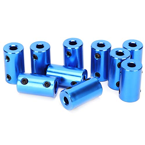 10Pcs Shaft Coupling Motor,Aluminium Alloy Shaft Coupling Rigid Stepper Motor Wheel Coupler Joint Connector,Wheel Coupler Connector for 3D Printer Parts 5 x 8mm