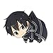 ManWang Sword Art Online Anime Peluche Muñeca Almohada Lindo Personaje Almohada Sofá Cojín Trasera Almohada Lumbar Decoración del Hogar Anime Fans Regalo (SAO Kirito)