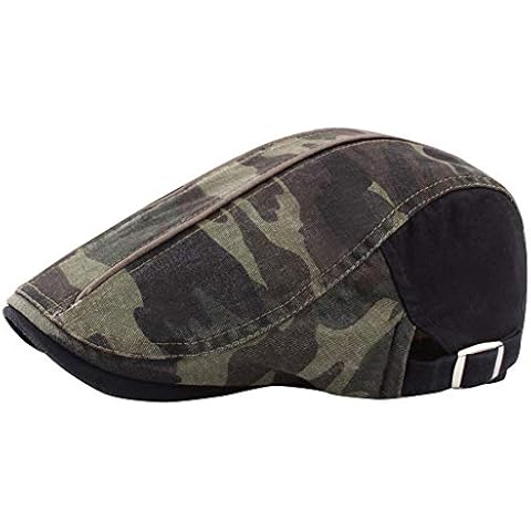 AIEOE Camouflage Flat Cap for Spring Summer Cover